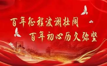 党百年征程作文5篇