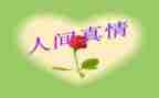 人间真情600字作文8篇