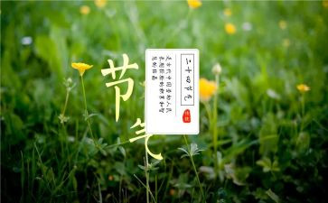 写24节气的作文优秀7篇