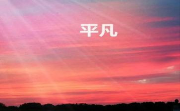 平凡的爱作文精选5篇