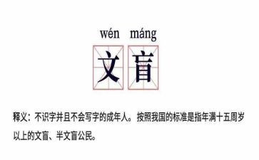 假文盲作文精选8篇