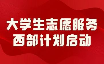 西部计划的心得体会7篇