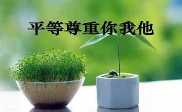 《尊重》演讲稿最新6篇